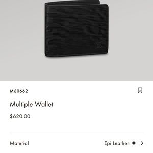 Louis Vuitton Wallet.- PF.SLENDER EPI NOIR-